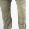 Picture of "THINK PINK"MAN CHECK CALANQUE KNEE PATCHES  DRAWSTRING ON WAIST AND BOTTOM IN COTTON GARMENT DYED
