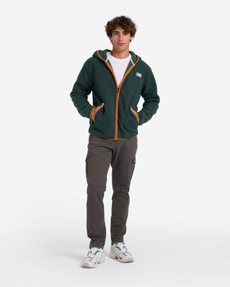 Picture of Unisex Hoodie Sherpa full zip Jacket tpm254w24