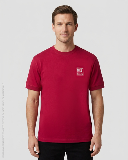 Picture of Unisex short sleeves t-shirt back printed "offline" tpm204s26g